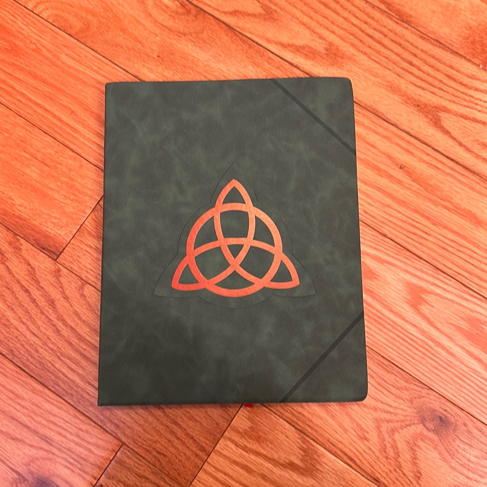 Straight from the TV show, the charmed book of shadows